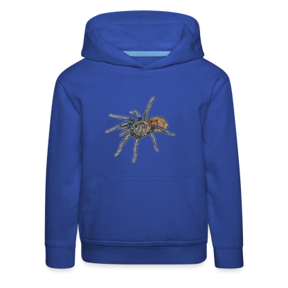 Kinder Hoodie Chromatopelma cyaneopubescens - Royalblau