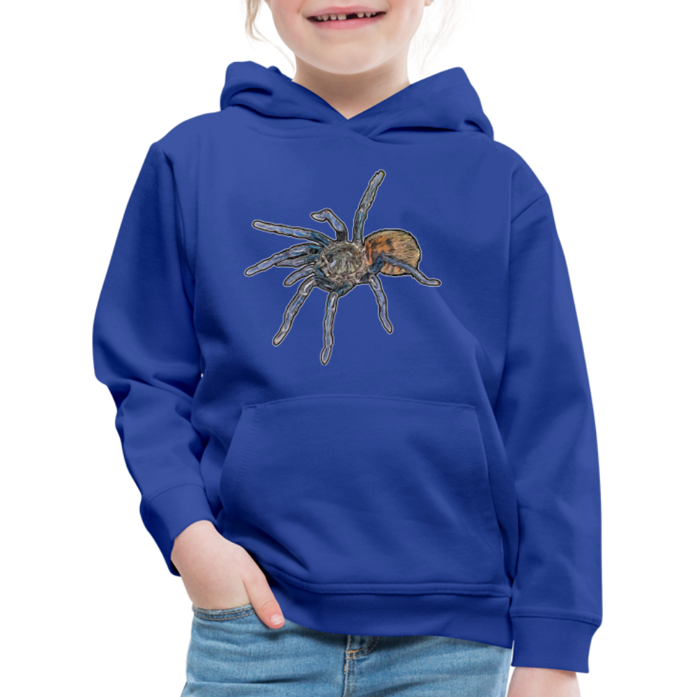 Kinder Hoodie Chromatopelma cyaneopubescens - Royalblau