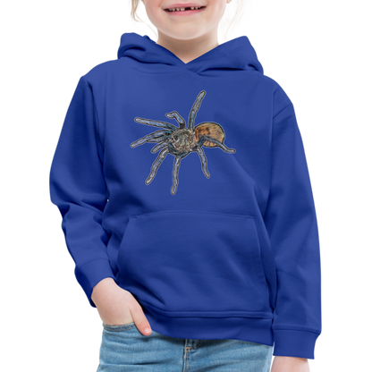 Kinder Hoodie Chromatopelma cyaneopubescens - Royalblau