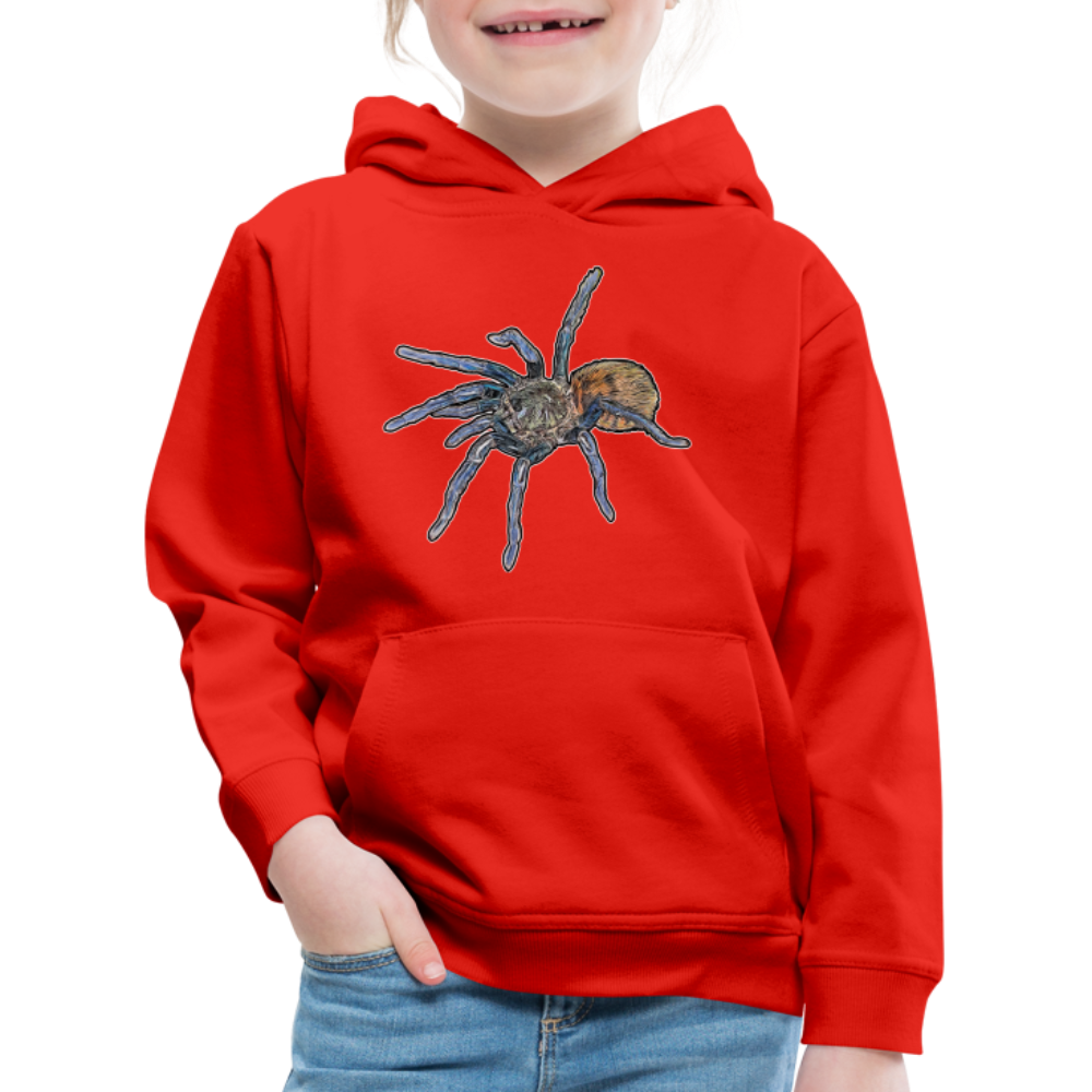 Kinder Hoodie Chromatopelma cyaneopubescens - Rot
