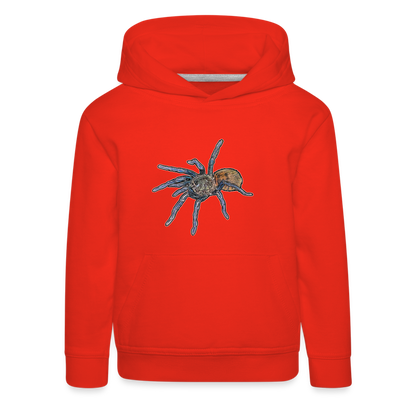 Kinder Hoodie Chromatopelma cyaneopubescens - Rot