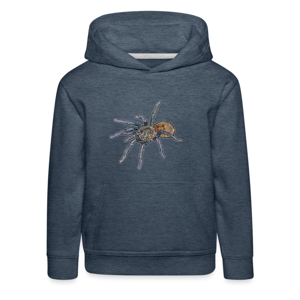 Kinder Hoodie Chromatopelma cyaneopubescens - Jeansblau