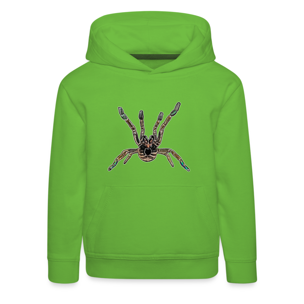 Kinder Hoodie Pterinochilus murinus tcf - Hellgrün