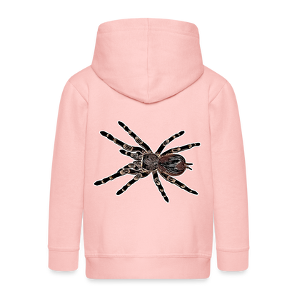Kinder/ Teenager Zip-Hoodie Acanthoscurria geniculata - Kristallrosa