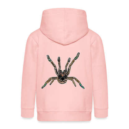 Kinder/ Teenager Zip-Hoodie Pterinochilus murinus tcf - Kristallrosa