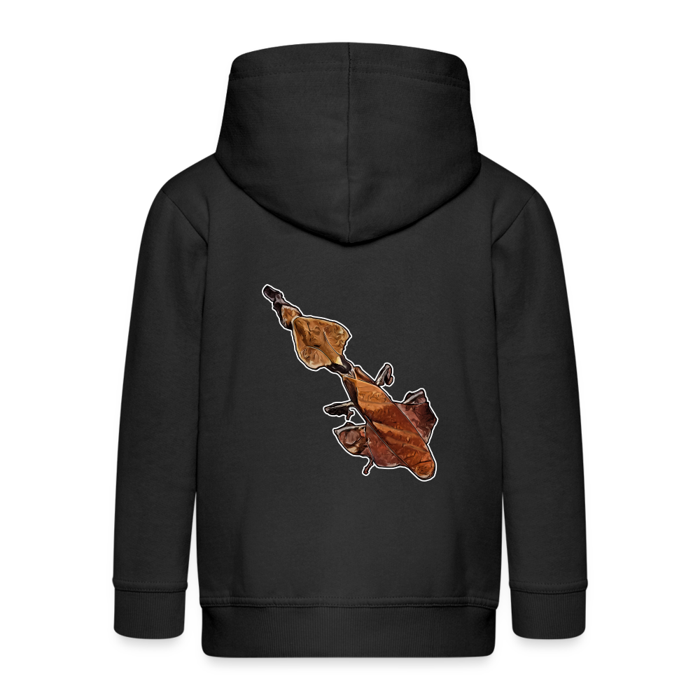 Kinder/ Teenager Zip-Hoodie Phyllocrania paradoxa female - Schwarz