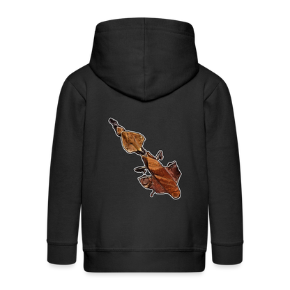 Kinder/ Teenager Zip-Hoodie Phyllocrania paradoxa female - Schwarz