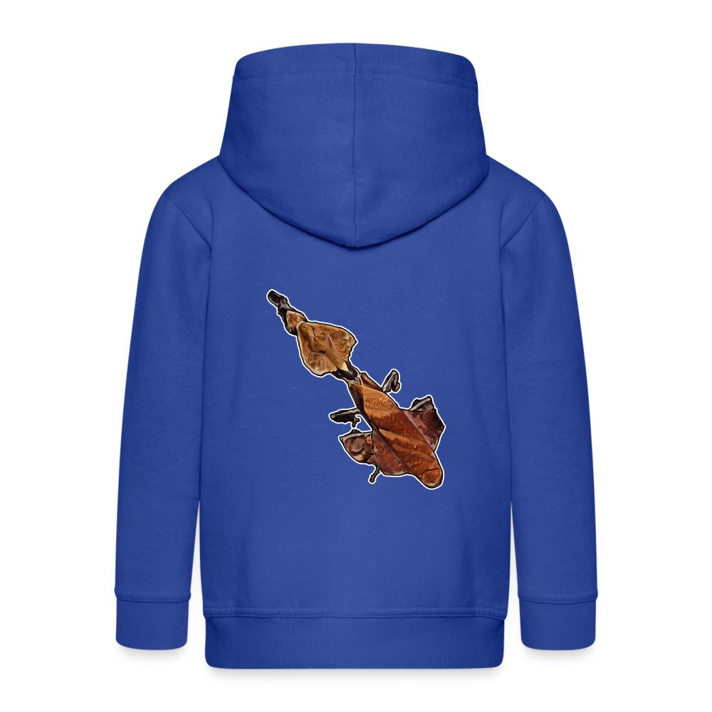 Kinder/ Teenager Zip-Hoodie Phyllocrania paradoxa female - Royalblau