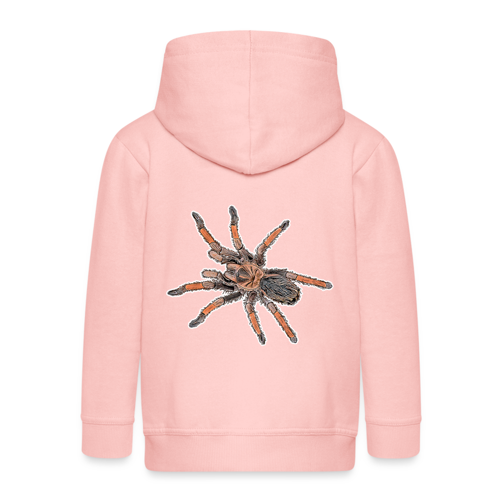 Kinder/ Teenager Zip-Hoodie Brachypelma emilia - Kristallrosa