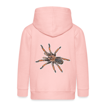 Kinder/ Teenager Zip-Hoodie Brachypelma emilia - Kristallrosa