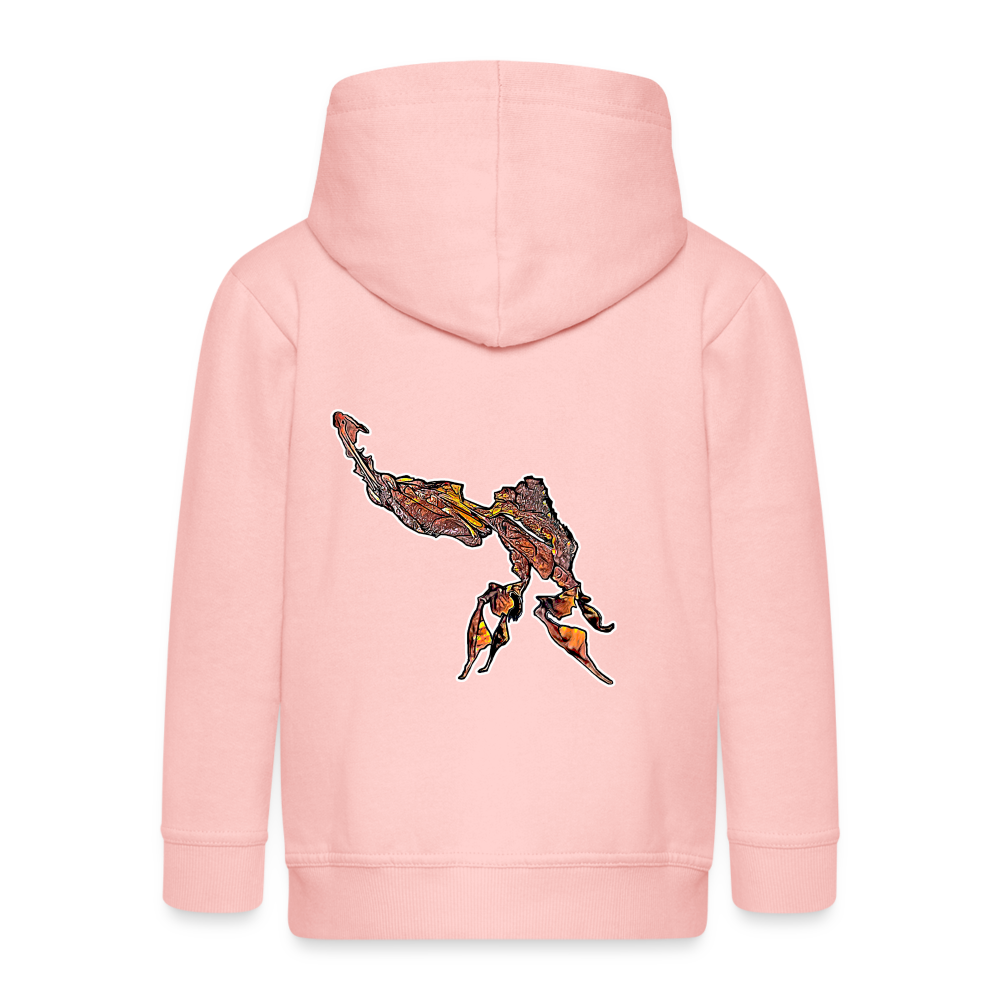 Kinder/ Teenager Zip-Hoodie Phyllocrania paradoxa male - Kristallrosa