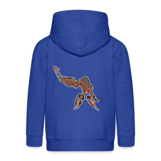Kinder/ Teenager Zip-Hoodie Phyllocrania paradoxa male - Royalblau