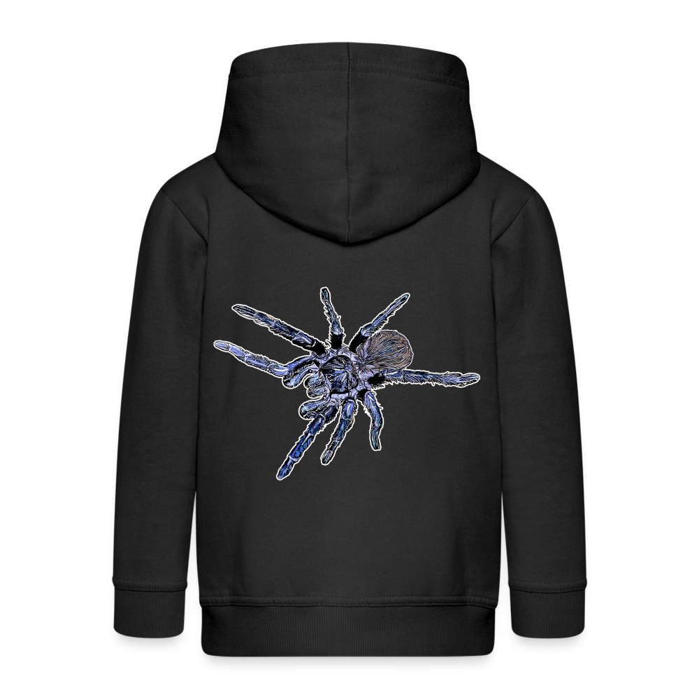 Kinder/ Teenager Zip-Hoodie Pterinopelma sazimai - Schwarz
