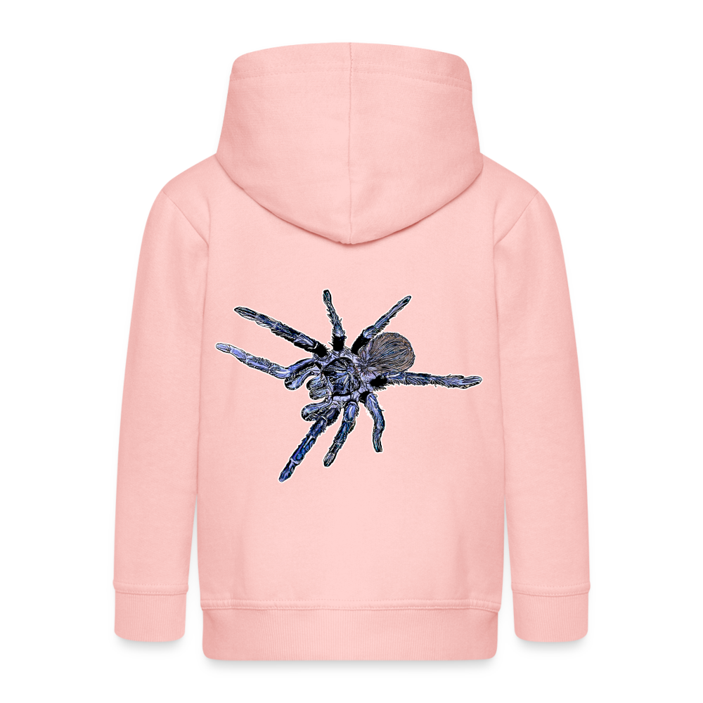 Kinder/ Teenager Zip-Hoodie Pterinopelma sazimai - Kristallrosa