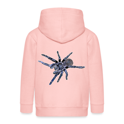 Kinder/ Teenager Zip-Hoodie Pterinopelma sazimai - Kristallrosa