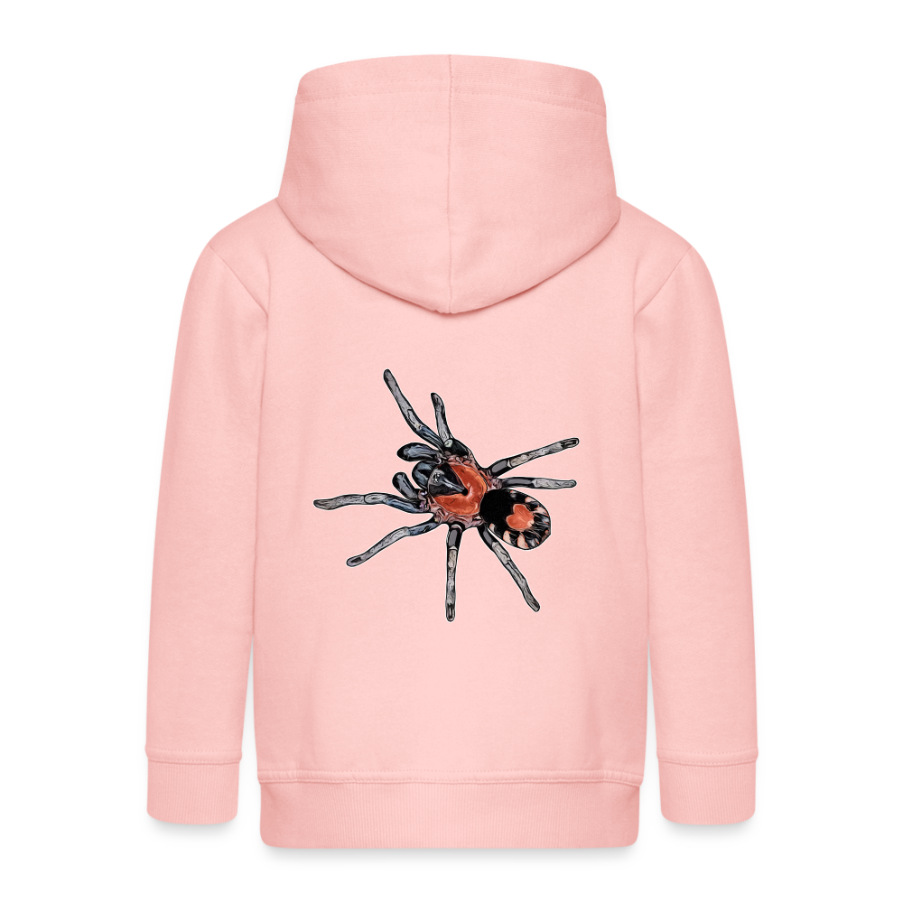 Kinder/ Teenager Zip-Hoodie Cyriocosmus elegans - Kristallrosa
