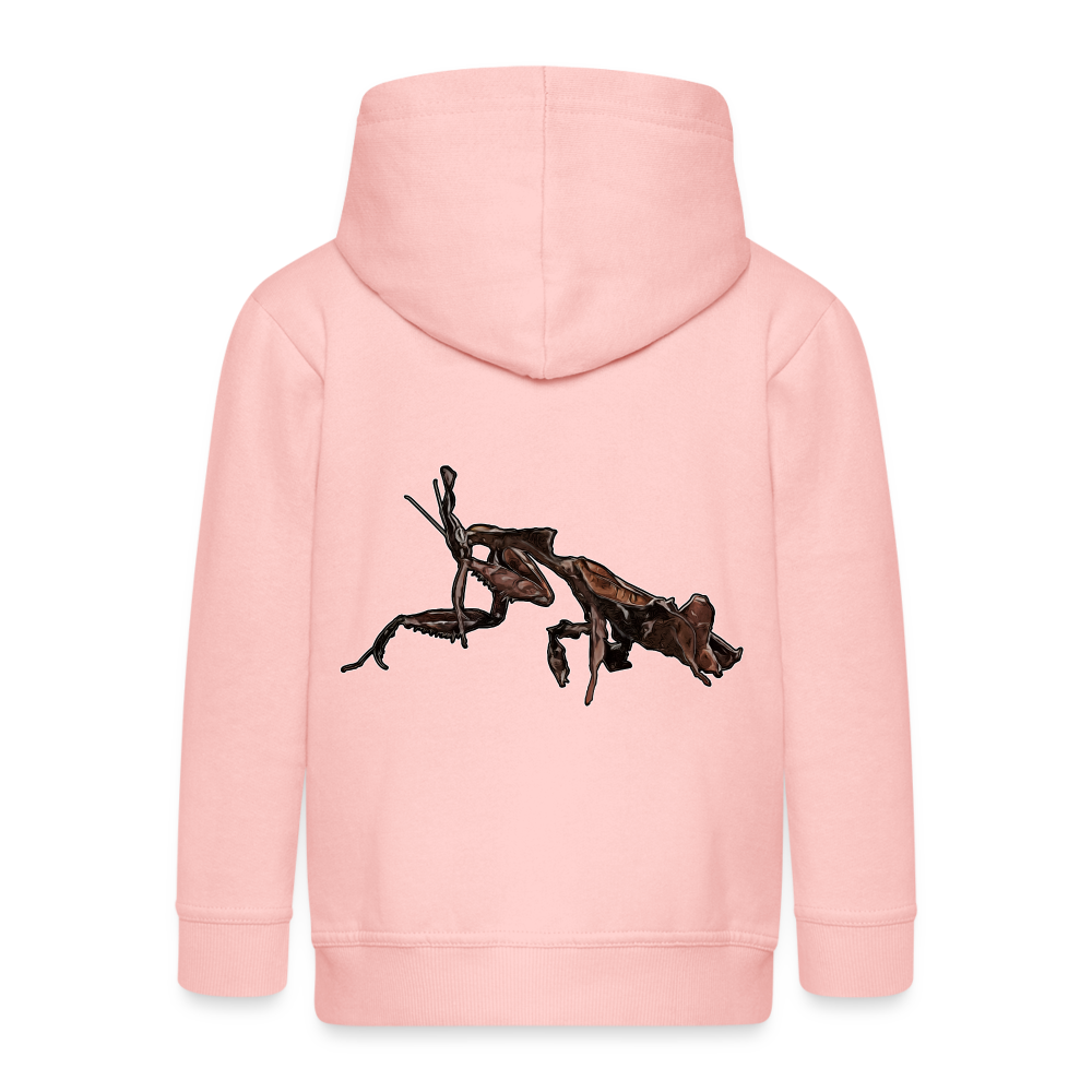 Kinder/ Teenager Zip-Hoodie Phyllocrania paradoxa female 2 - Kristallrosa
