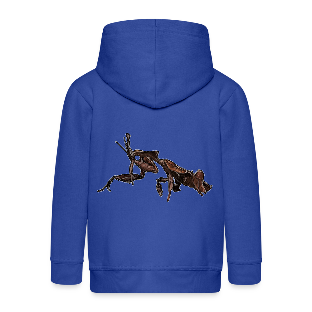 Kinder/ Teenager Zip-Hoodie Phyllocrania paradoxa female 2 - Royalblau