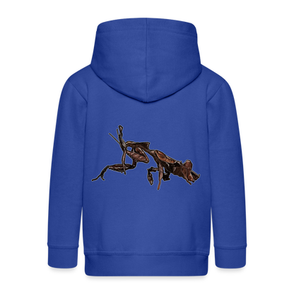 Kinder/ Teenager Zip-Hoodie Phyllocrania paradoxa female 2 - Royalblau