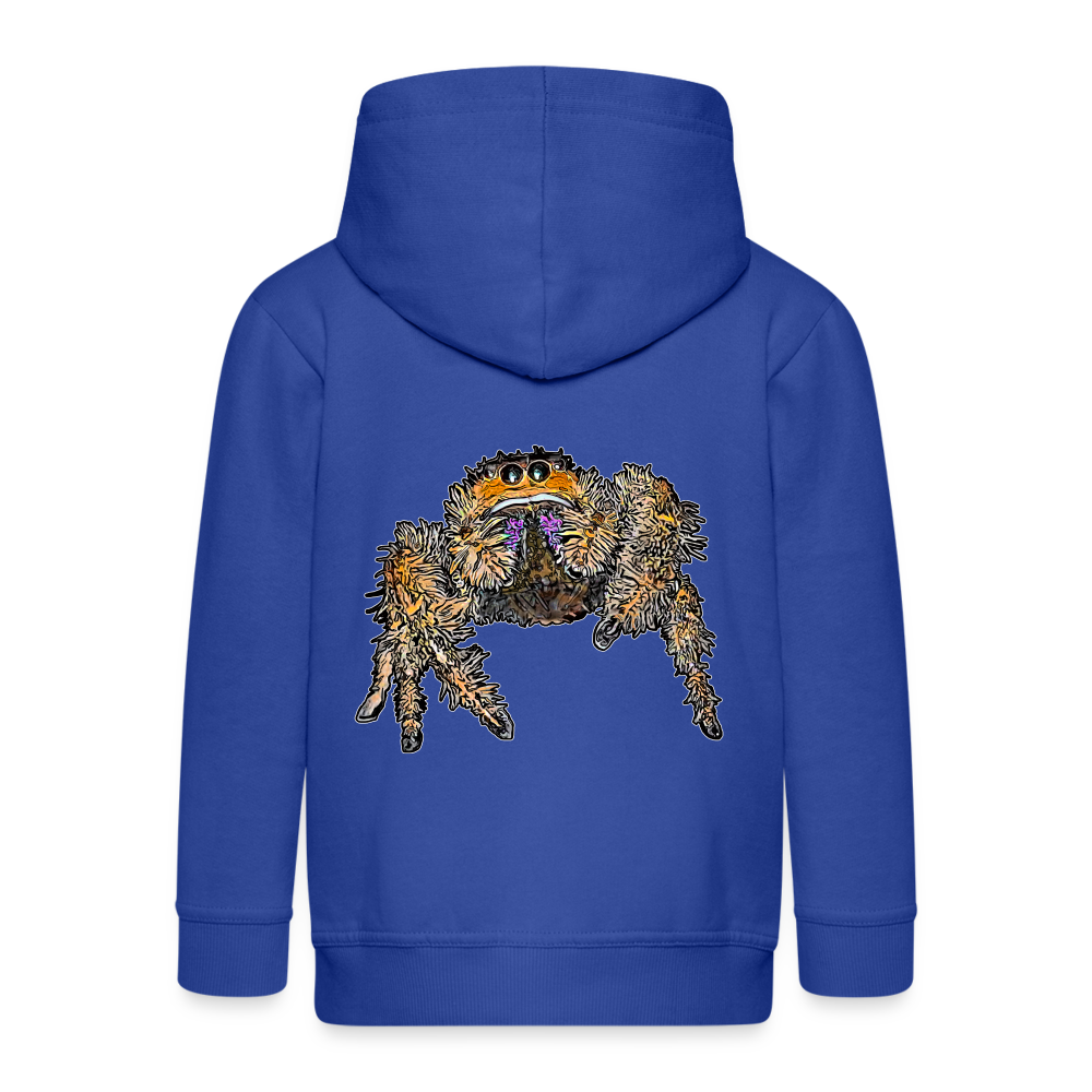 Kinder/ Teenager Zip-Hoodie Phidippus regius Everglades female - Royalblau