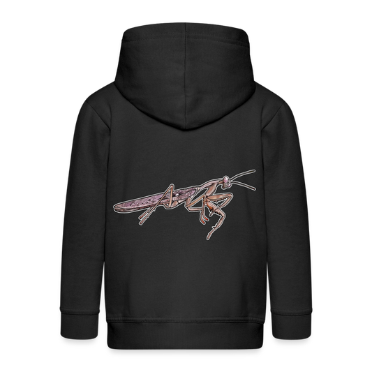 Kinder/ Teenager Zip-Hoodie Rhombodera kirbyi male - Schwarz