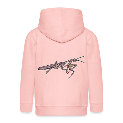 Kinder/ Teenager Zip-Hoodie Rhombodera kirbyi male - Kristallrosa