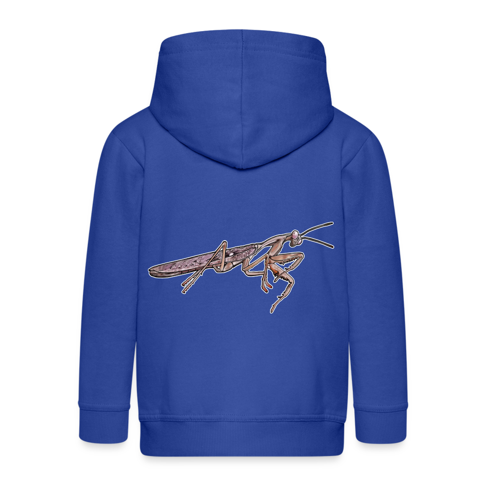 Kinder/ Teenager Zip-Hoodie Rhombodera kirbyi male - Royalblau