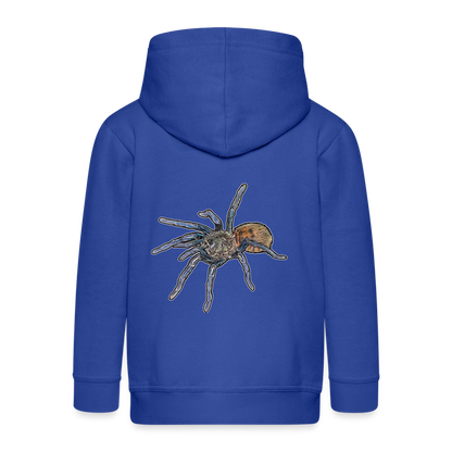 Kinder/ Teenager Zip-Hoodie Chromatopelma cyaneopubescens - Royalblau