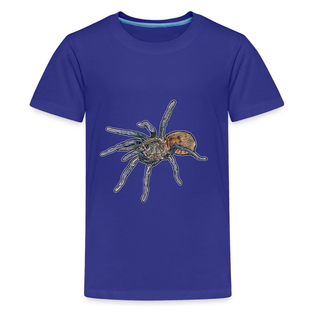 Teenager Basic T-Shirt Chromatopelma cyaneopubescens - Königsblau
