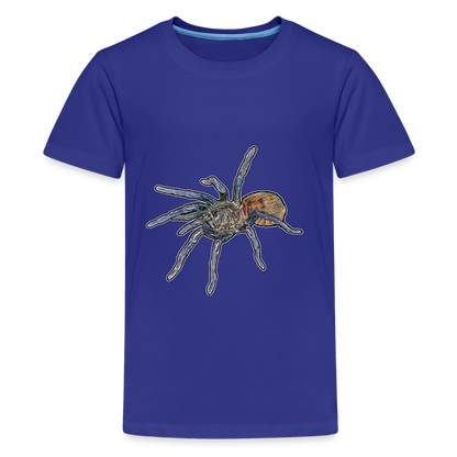 Teenager Basic T-Shirt Chromatopelma cyaneopubescens - Königsblau