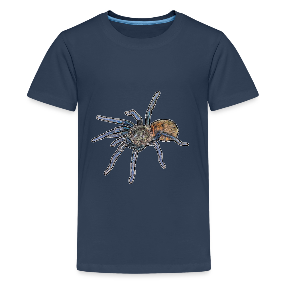 Teenager Basic T-Shirt Chromatopelma cyaneopubescens - Navy