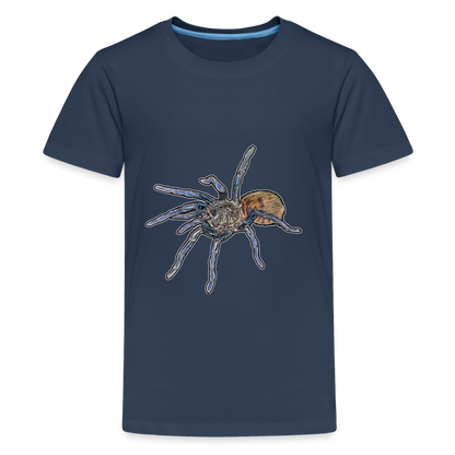 Teenager Basic T-Shirt Chromatopelma cyaneopubescens - Navy
