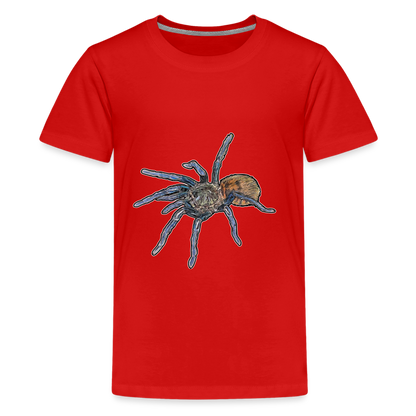 Teenager Basic T-Shirt Chromatopelma cyaneopubescens - Rot