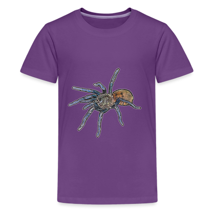 Teenager Basic T-Shirt Chromatopelma cyaneopubescens - Lila