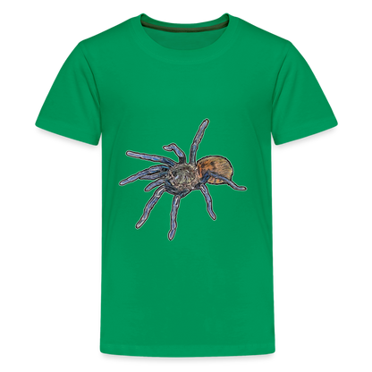Teenager Basic T-Shirt Chromatopelma cyaneopubescens - Kelly Green