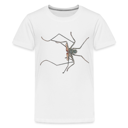 Teenager Basic T-Shirt Euphrynichus bacillifer - weiß