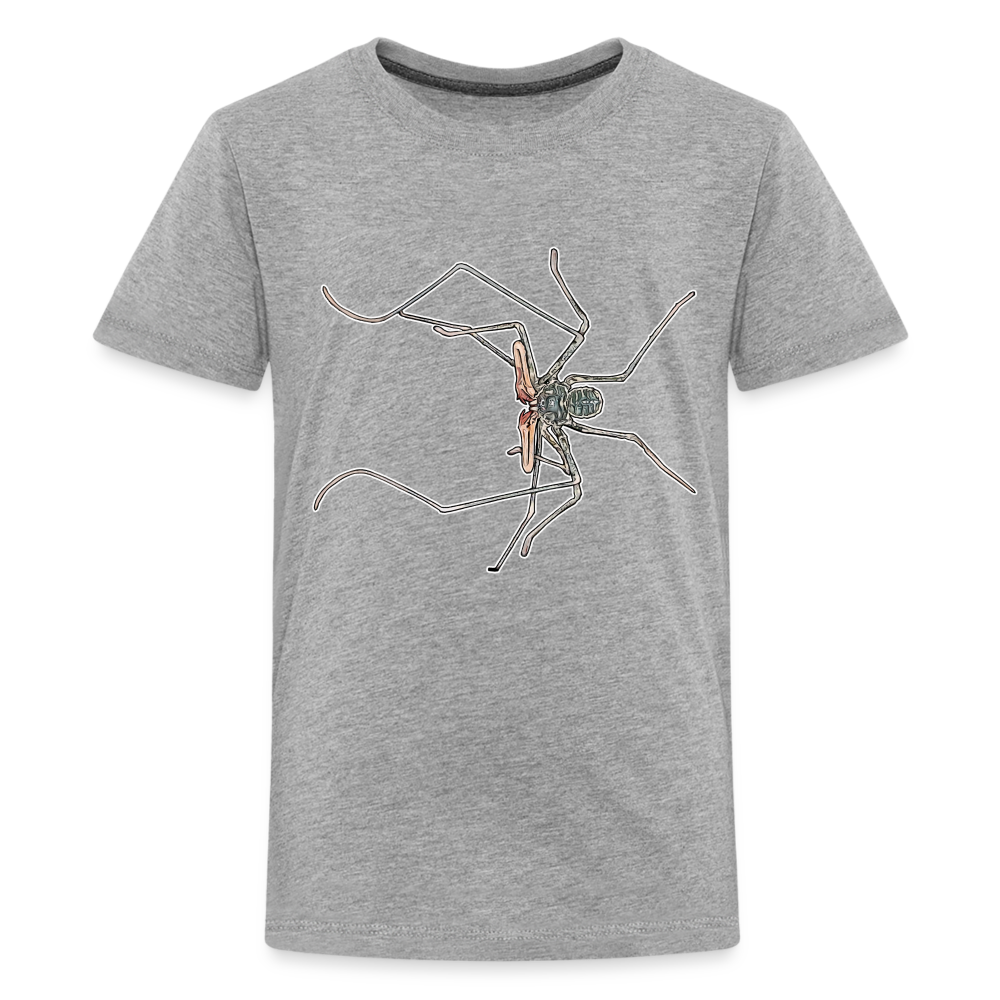 Teenager Basic T-Shirt Euphrynichus bacillifer - Grau meliert