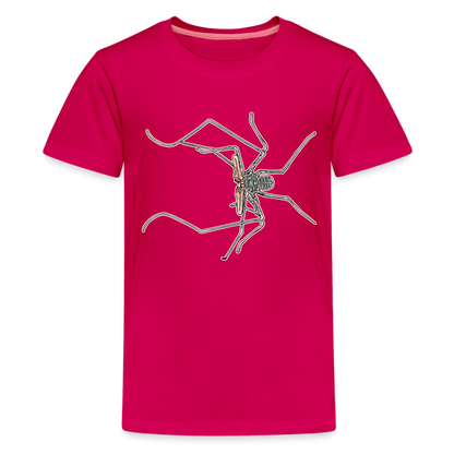 Teenager Basic T-Shirt Euphrynichus bacillifer - dunkles Pink