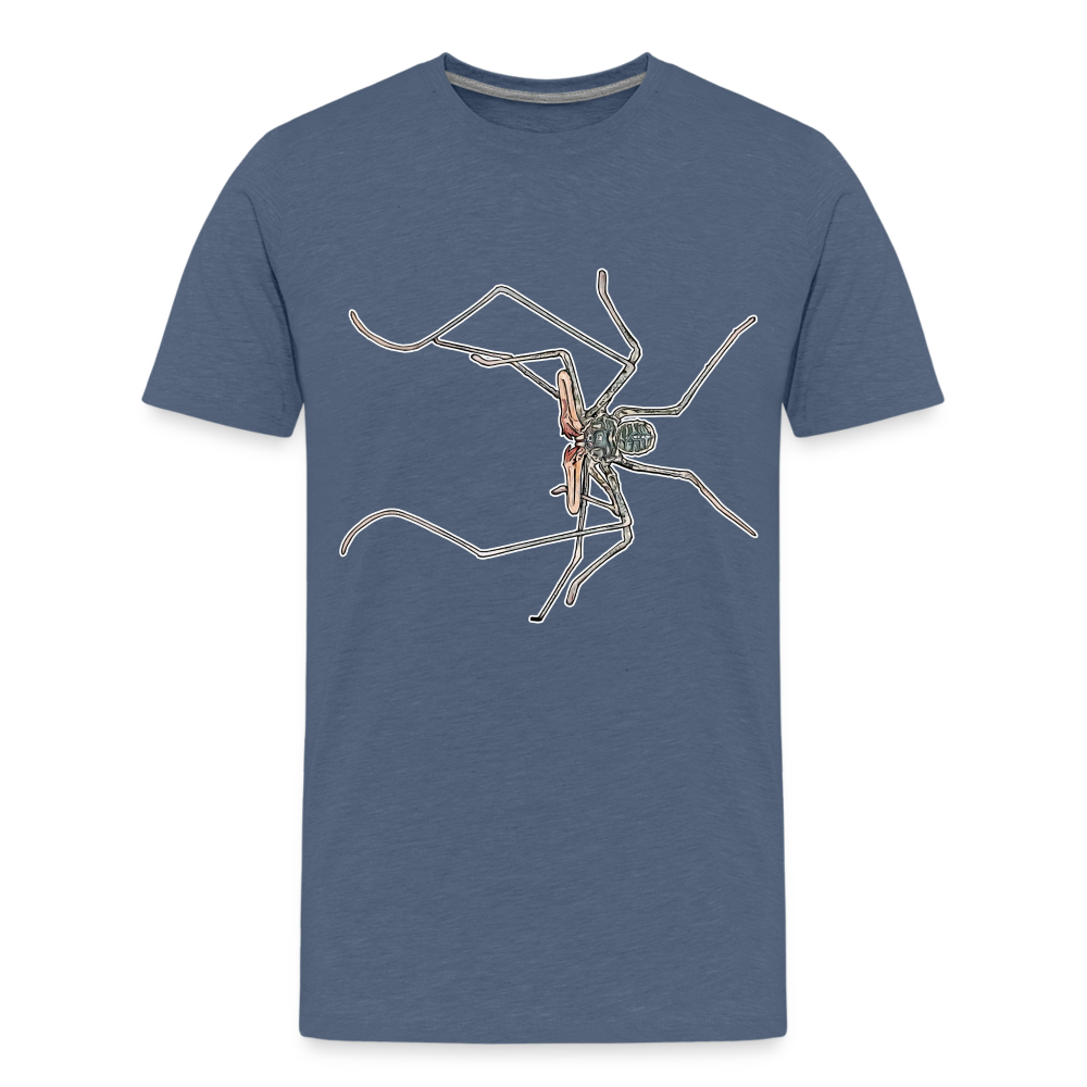 Teenager Basic T-Shirt Euphrynichus bacillifer - Blau meliert