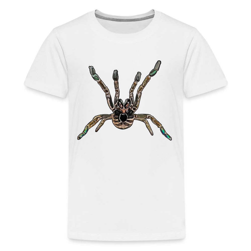 Teenager Basic T-Shirt Pterinochilus murinus tcf - weiß