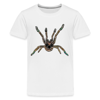 Teenager Basic T-Shirt Pterinochilus murinus tcf - weiß