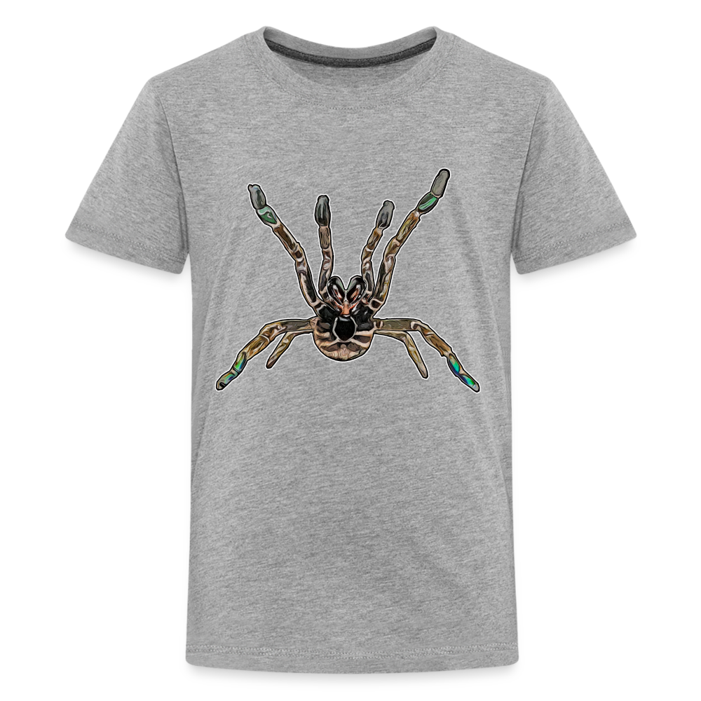 Teenager Basic T-Shirt Pterinochilus murinus tcf - Grau meliert