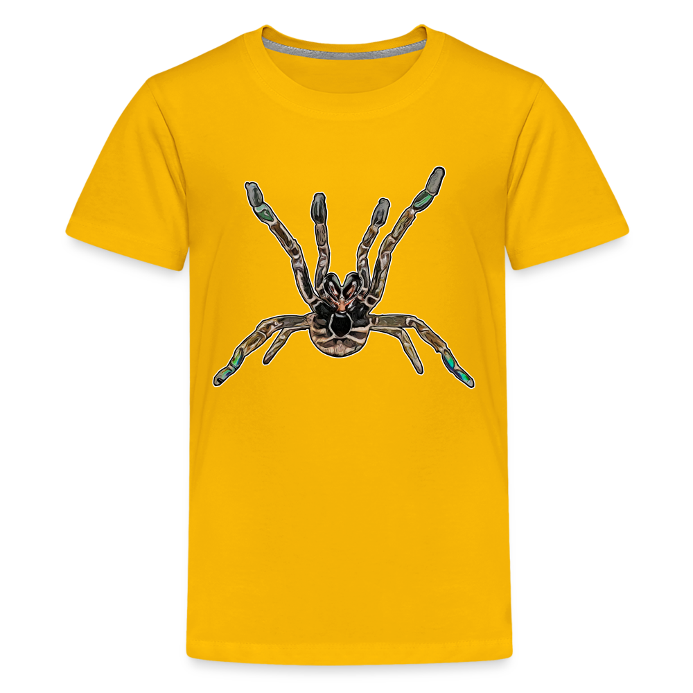 Teenager Basic T-Shirt Pterinochilus murinus tcf - Sonnengelb