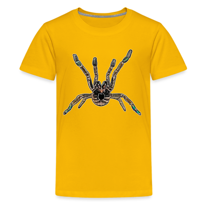 Teenager Basic T-Shirt Pterinochilus murinus tcf - Sonnengelb