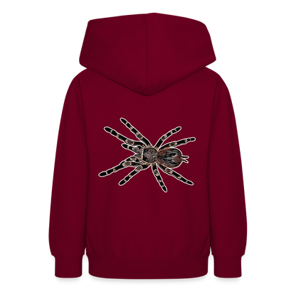 Teenager Hoodie Acanthoscurria geniculata - Bordeaux