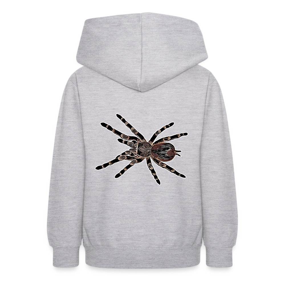 Teenager Hoodie Acanthoscurria geniculata - Hellgrau meliert