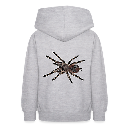 Teenager Hoodie Acanthoscurria geniculata - Hellgrau meliert
