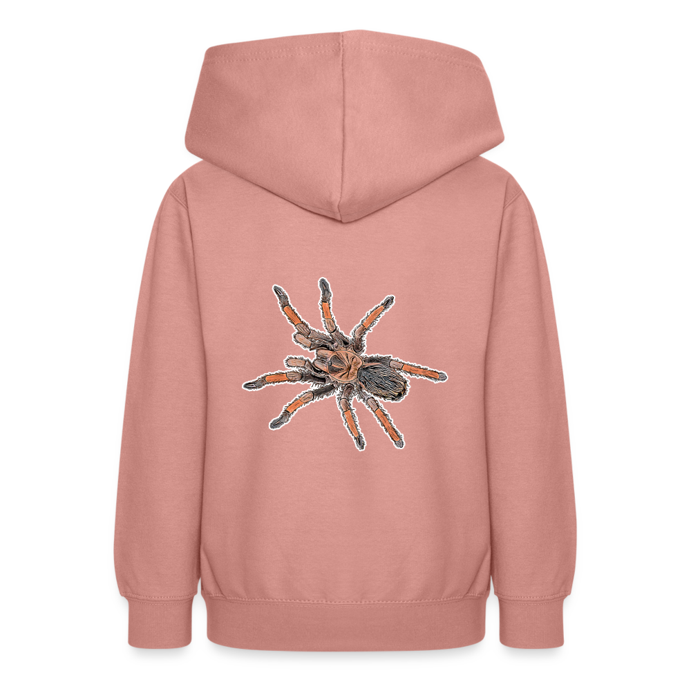 Teenager Hoodie Brachypelma emilia - Altrosa