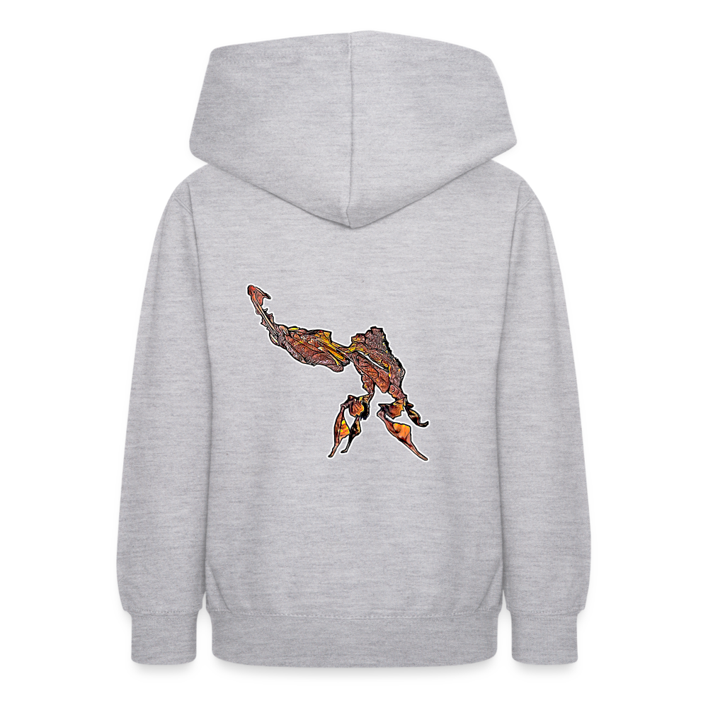 Teenager Hoodie Phyllocrania paradoxa male - Hellgrau meliert