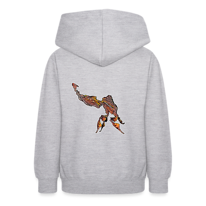 Teenager Hoodie Phyllocrania paradoxa male - Hellgrau meliert